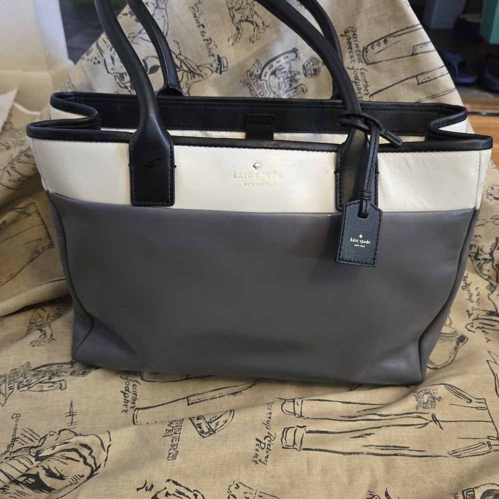 Two tone kate spade bag